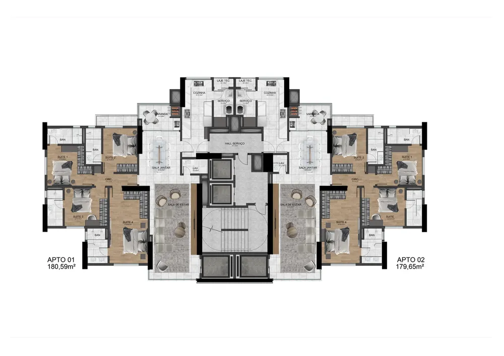 Apartamento, 6 quartos, 361 m² - Foto 11