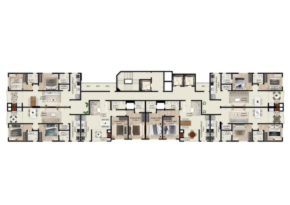 Apartamento, 2 quartos, 69 m² - Foto 6