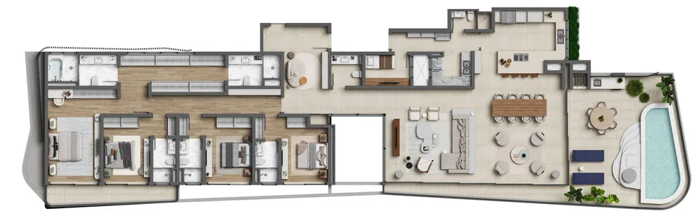 Apartamento, 4 quartos, 396 m² - Foto 1