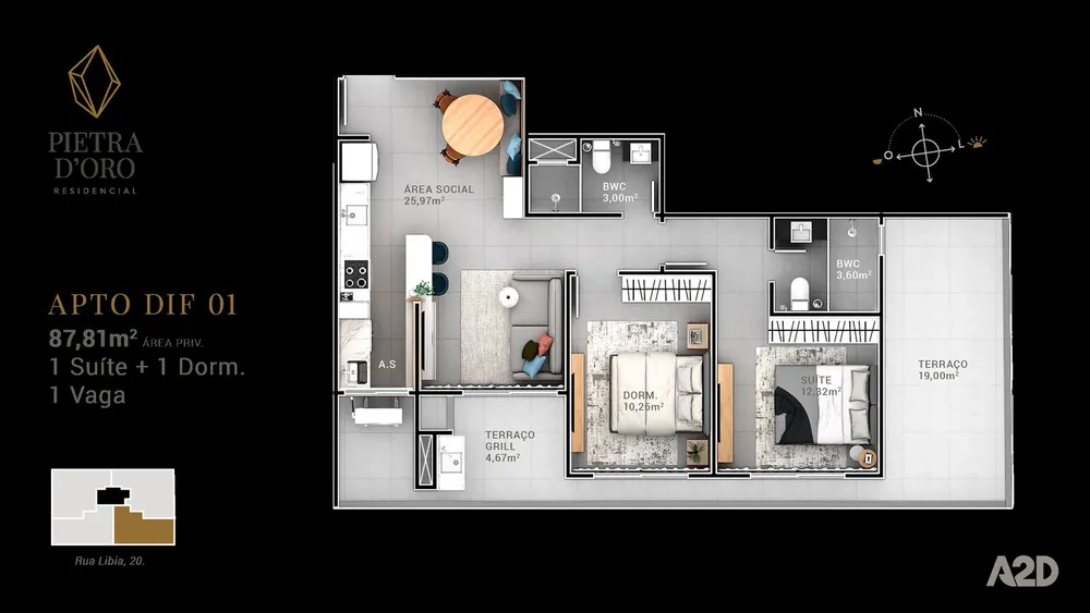 Apartamento, 2 quartos, 57 m² - Foto 8