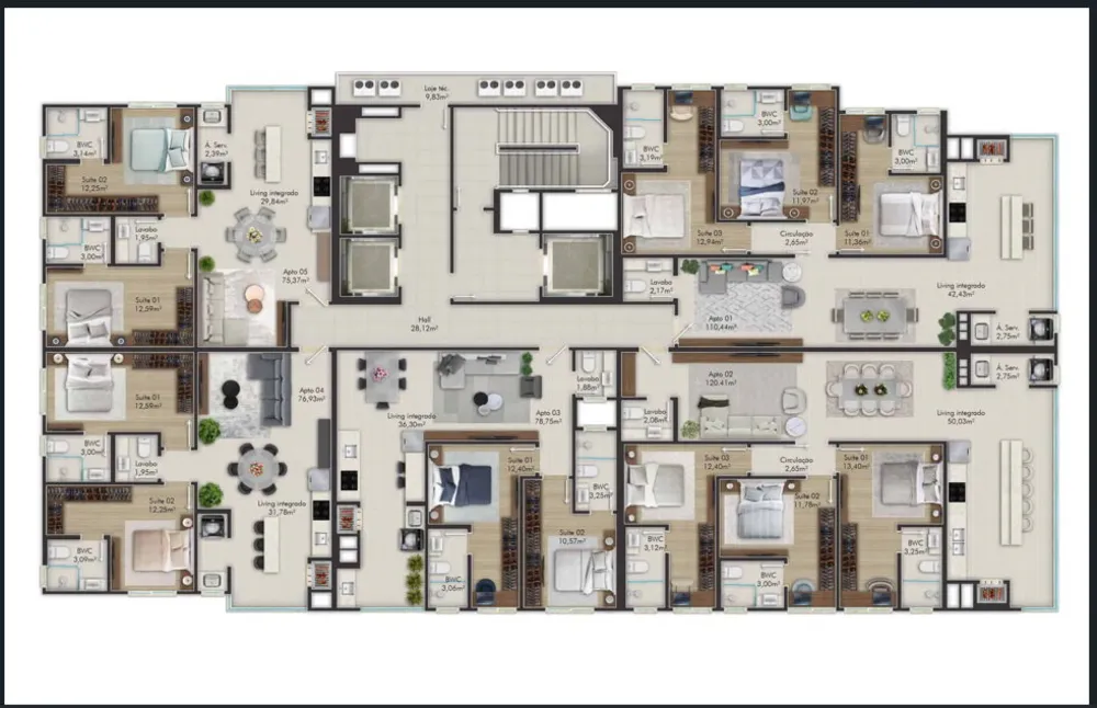 Apartamento, 3 quartos, 120 m² - Foto 7