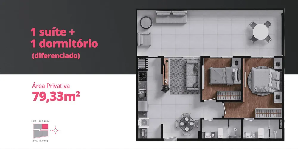 Apartamento, 2 quartos, 52 m² - Foto 7