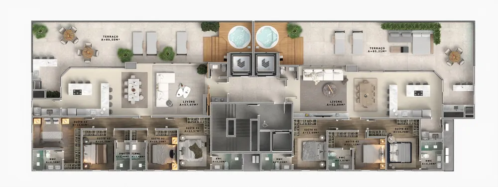 Apartamento, 4 quartos, 173 m² - Foto 2