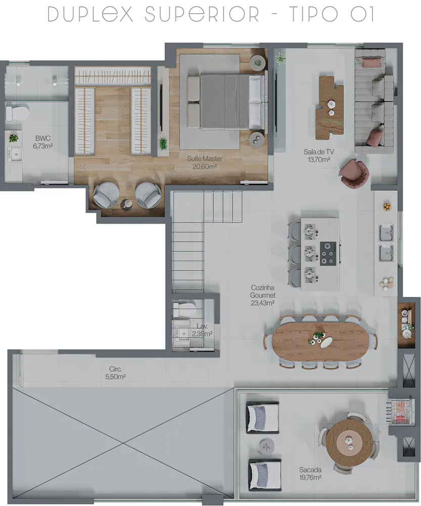 Apartamento, 3 quartos, 125 m² - Foto 4