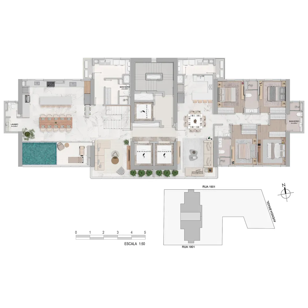 Apartamento, 4 quartos, 207 m² - Foto 9