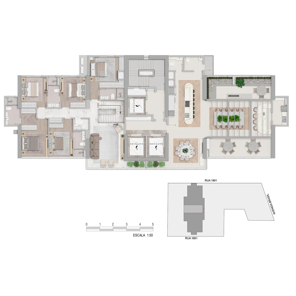 Apartamento, 4 quartos, 207 m² - Foto 8