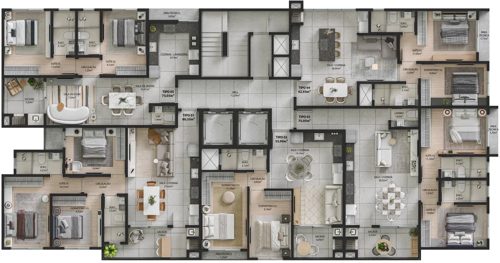 Apartamento, 2 quartos, 62 m² - Foto 10