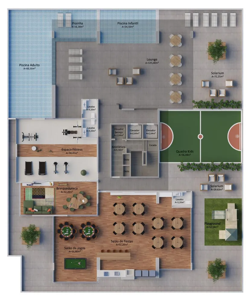 Apartamento, 2 quartos, 65 m² - Foto 3