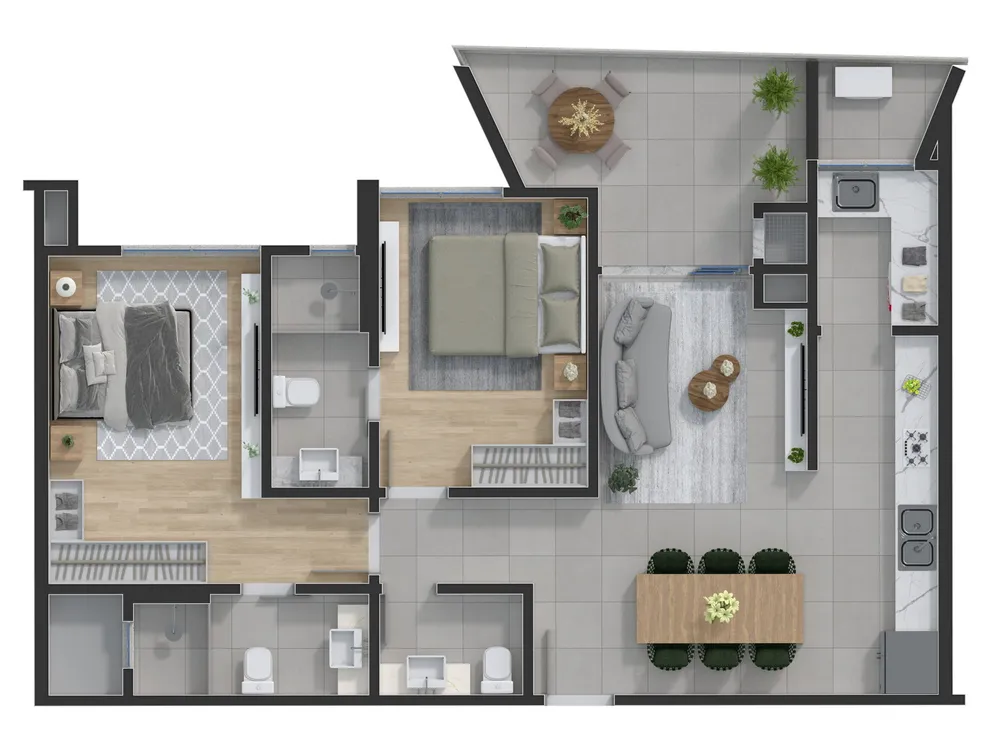 Apartamento, 2 quartos, 85 m² - Foto 11