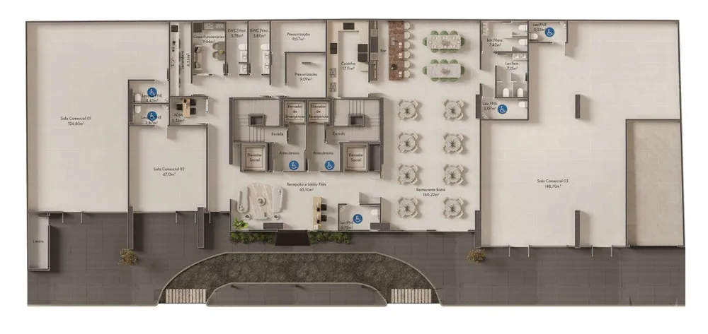 Apartamento, 2 quartos, 54 m² - Foto 3