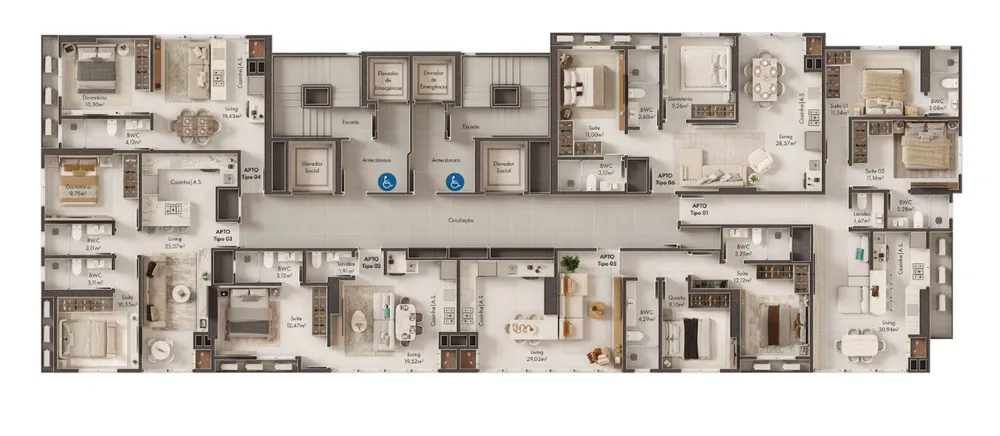 Apartamento, 2 quartos, 54 m² - Foto 6