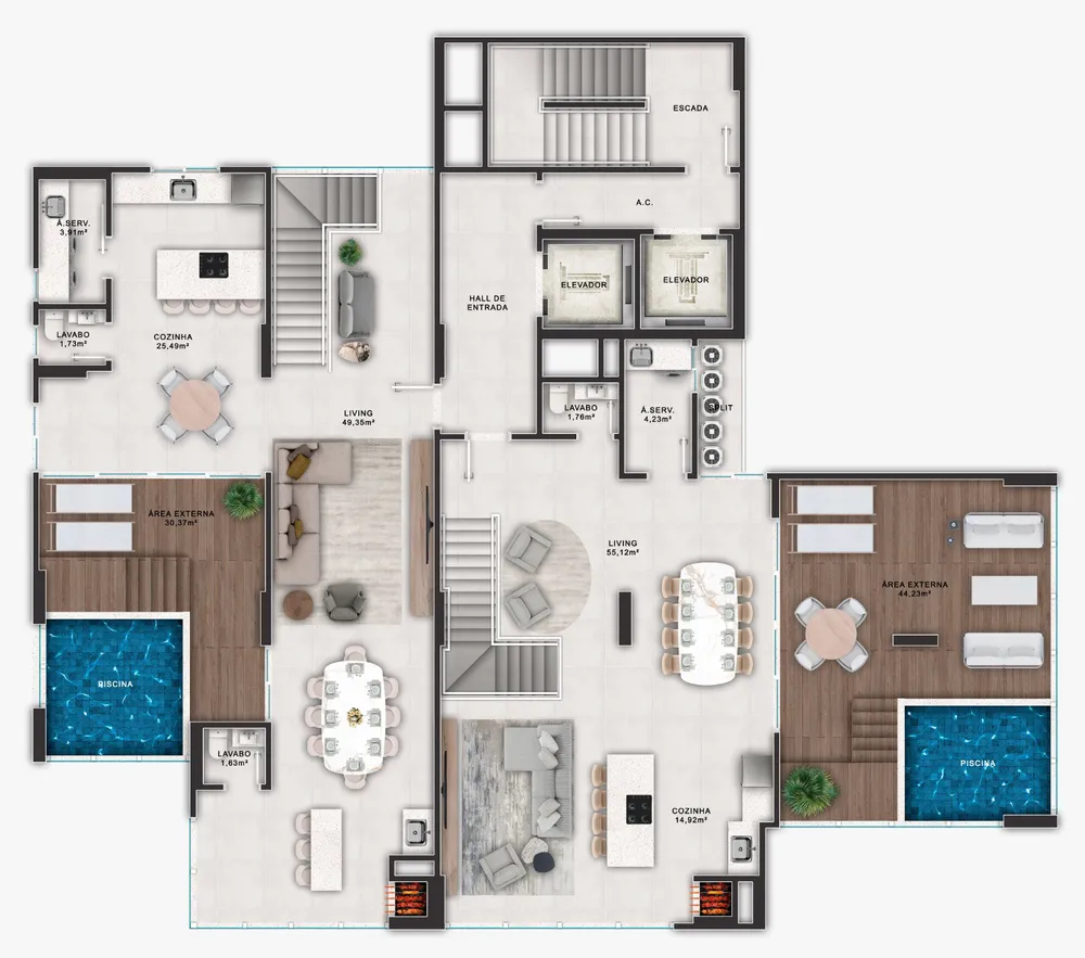 Apartamento, 3 quartos, 135 m² - Foto 15