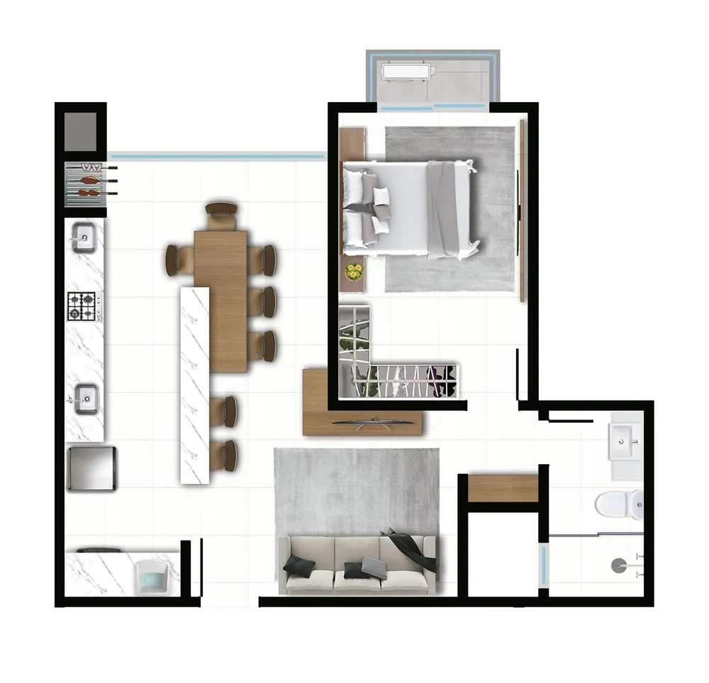 Apartamento, 2 quartos, 77 m² - Foto 11