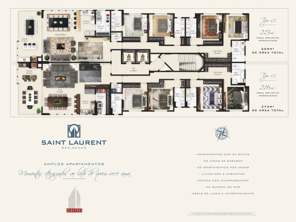 Apartamento, 4 quartos, 213 m² - Foto 12