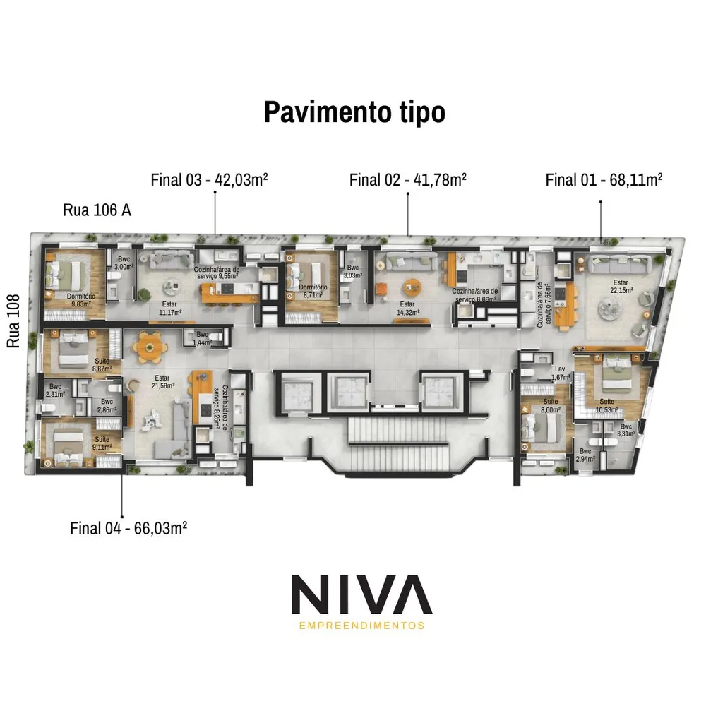 Sala-Conjunto, 51 m² - Foto 2