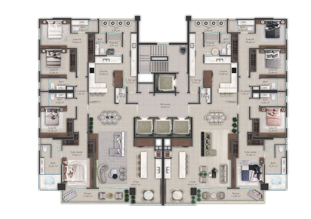 Apartamento, 4 quartos, 238 m² - Foto 8
