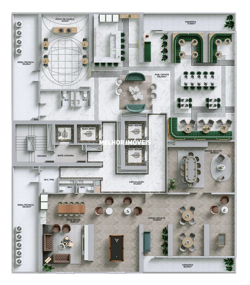 Apartamento, 3 quartos, 184 m² - Foto 3