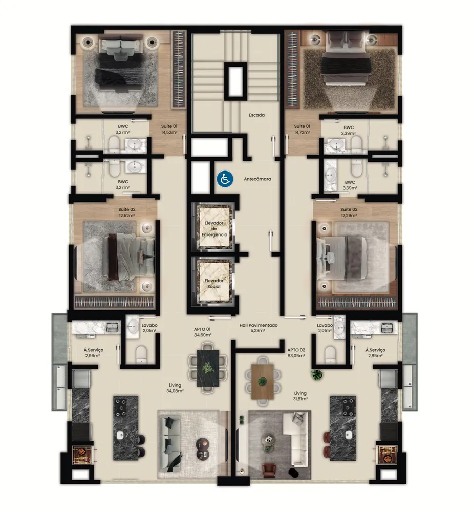 Sala-Conjunto, 97 m² - Foto 11