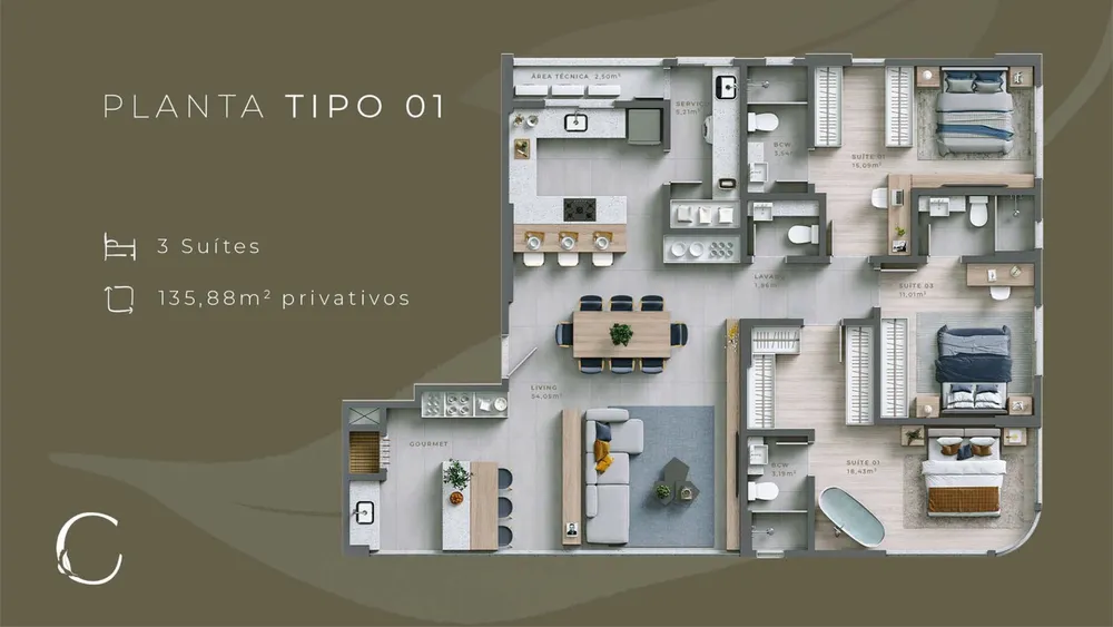 Sala-Conjunto, 135 m² - Foto 6