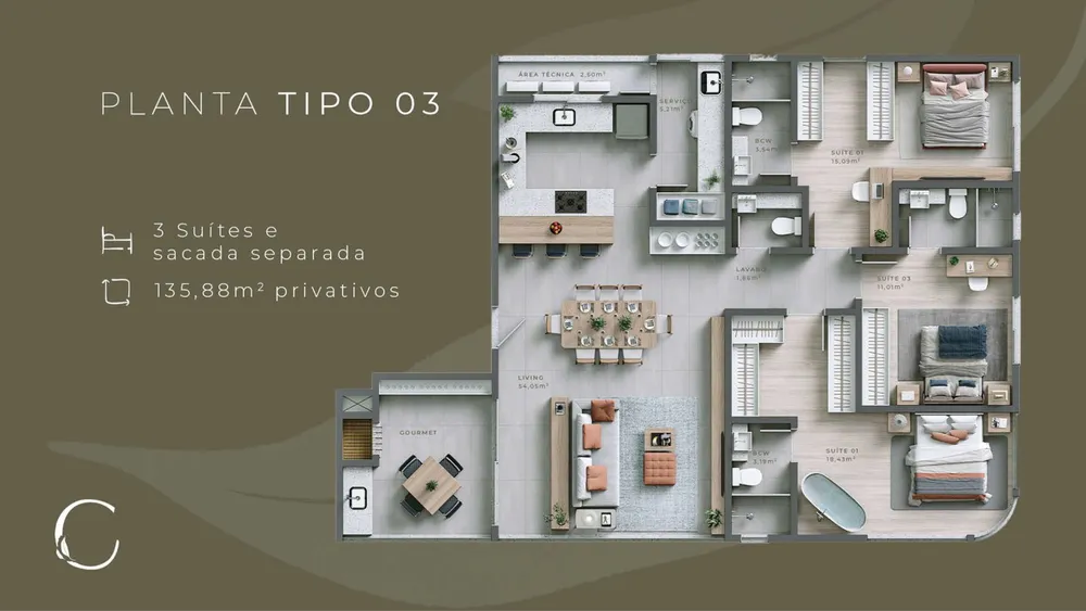 Sala-Conjunto, 135 m² - Foto 8