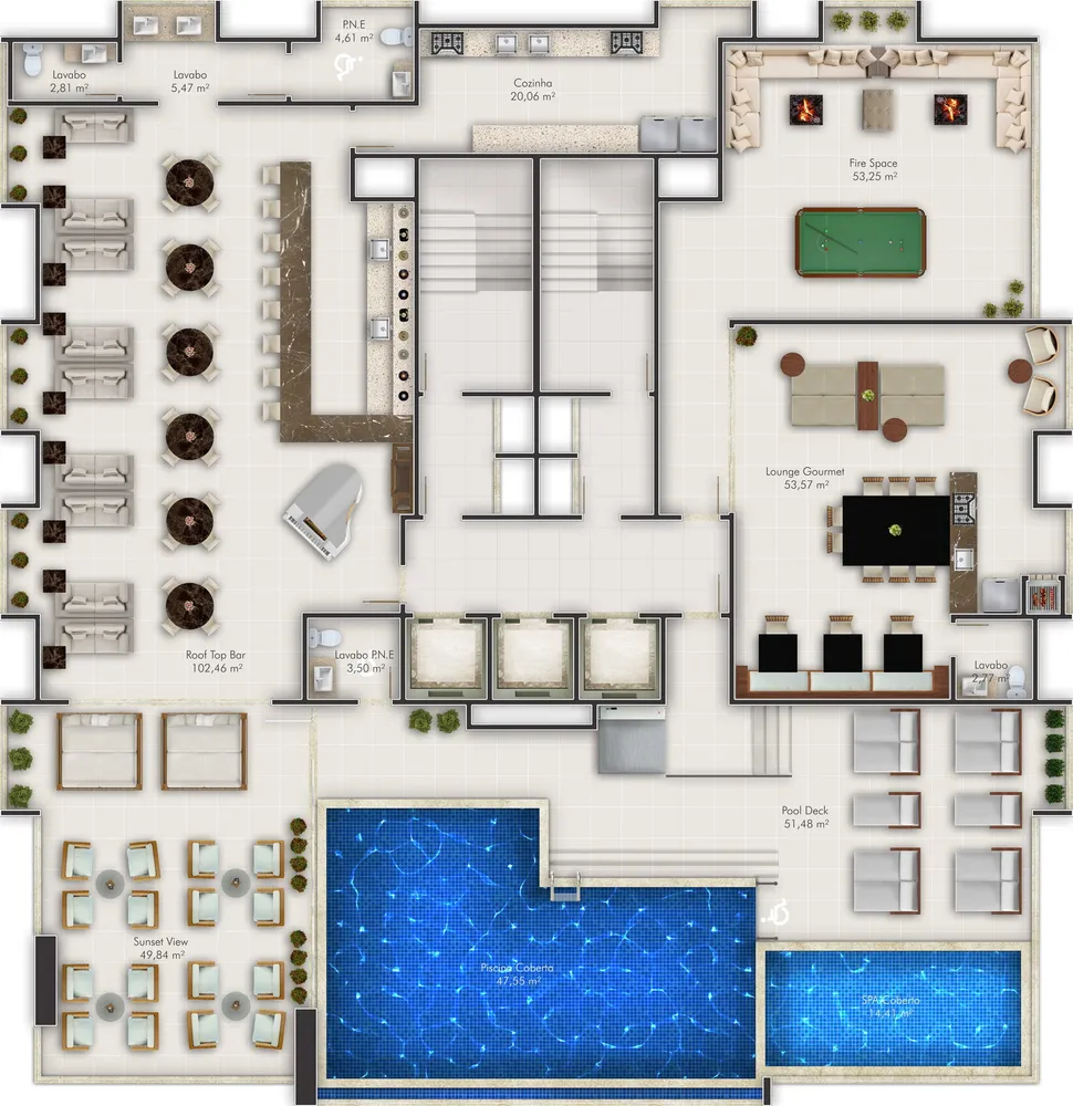 Apartamento, 1 quarto, 40 m² - Foto 8