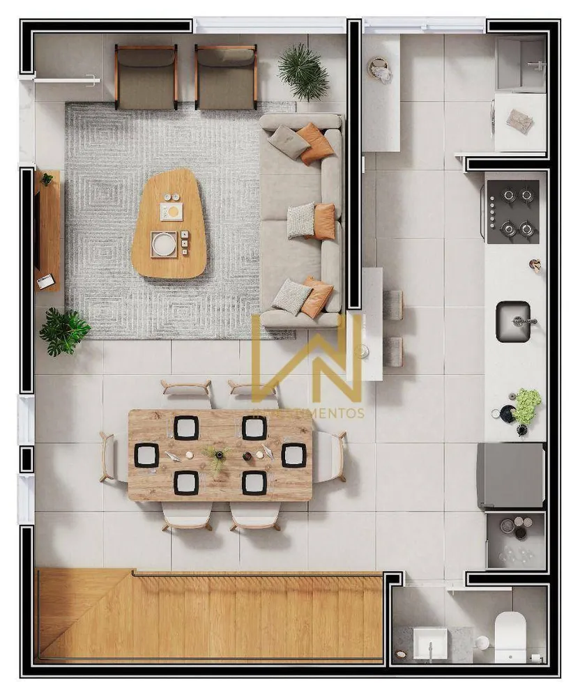 Casa, 2 quartos, 64 m² - Foto 2