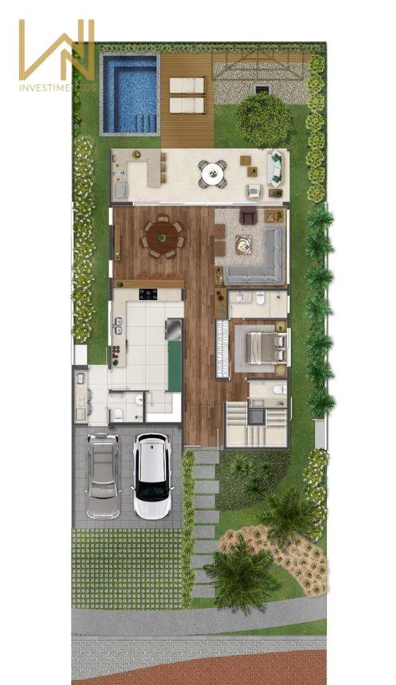 Casa de Condomínio, 3 quartos - Foto 4