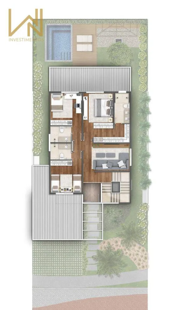 Casa de Condomínio, 3 quartos - Foto 2