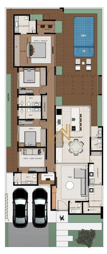 Casa de Condomínio, 4 quartos - Foto 2