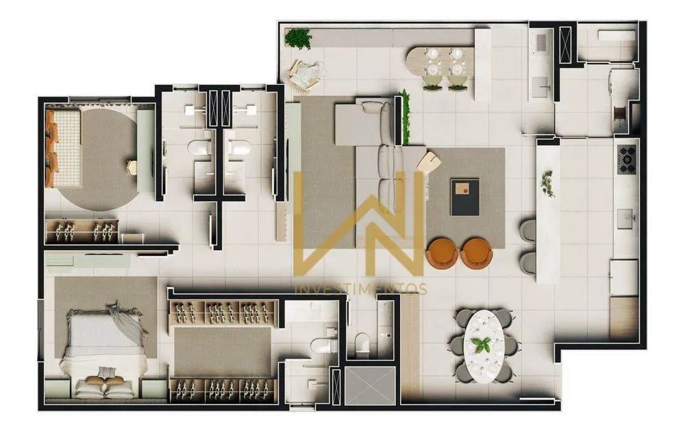 Apartamento, 3 quartos, 92 m² - Foto 8