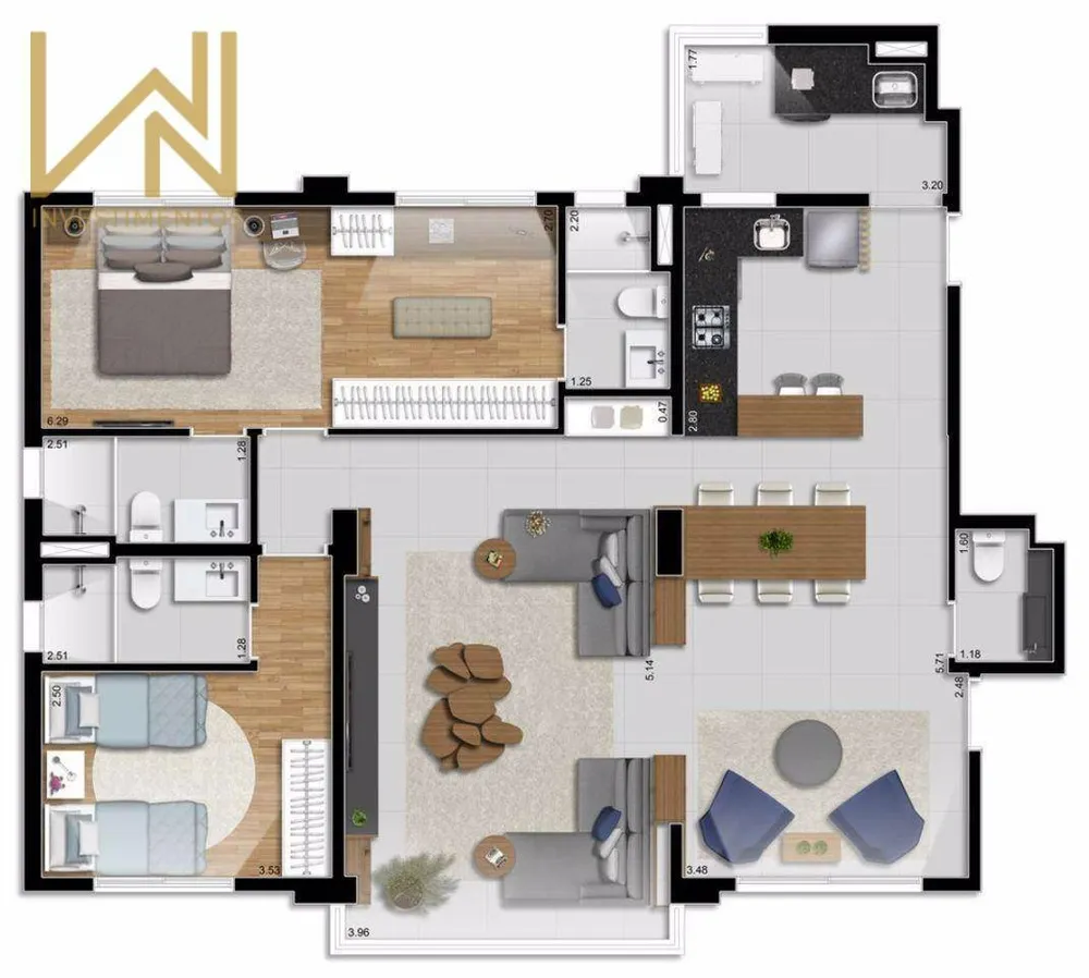 Apartamento, 3 quartos, 113 m² - Foto 5