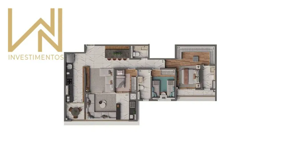 Apartamento, 3 quartos, 105 m² - Foto 11