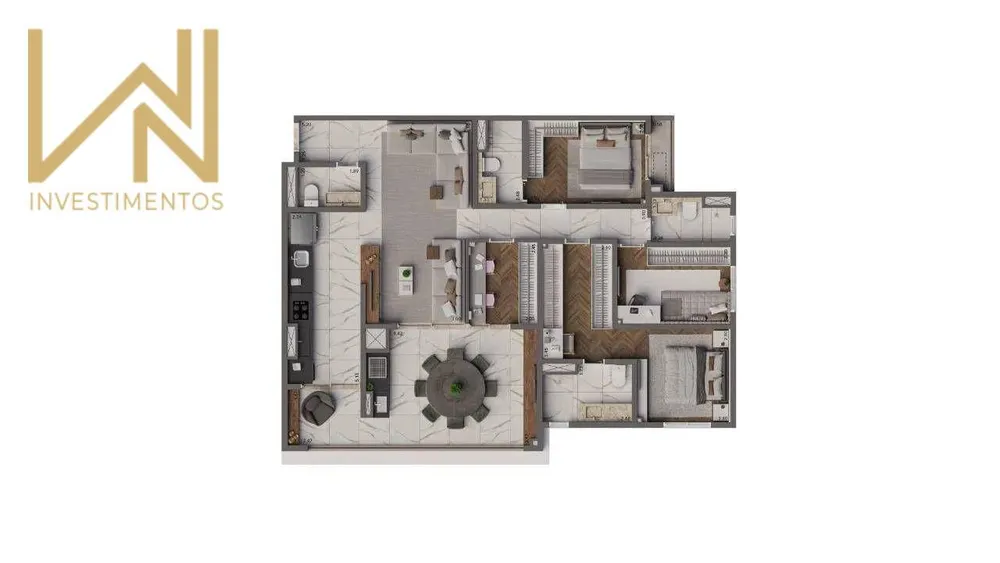 Apartamento, 3 quartos, 105 m² - Foto 5
