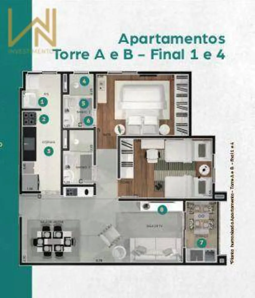 Apartamento, 2 quartos, 60 m² - Foto 12
