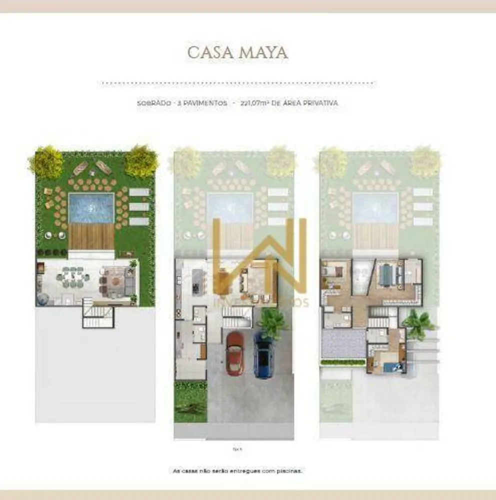 Casa de Condomínio, 3 quartos - Foto 2