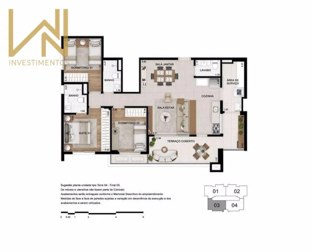 Apartamento, 3 quartos, 184 m² - Foto 4