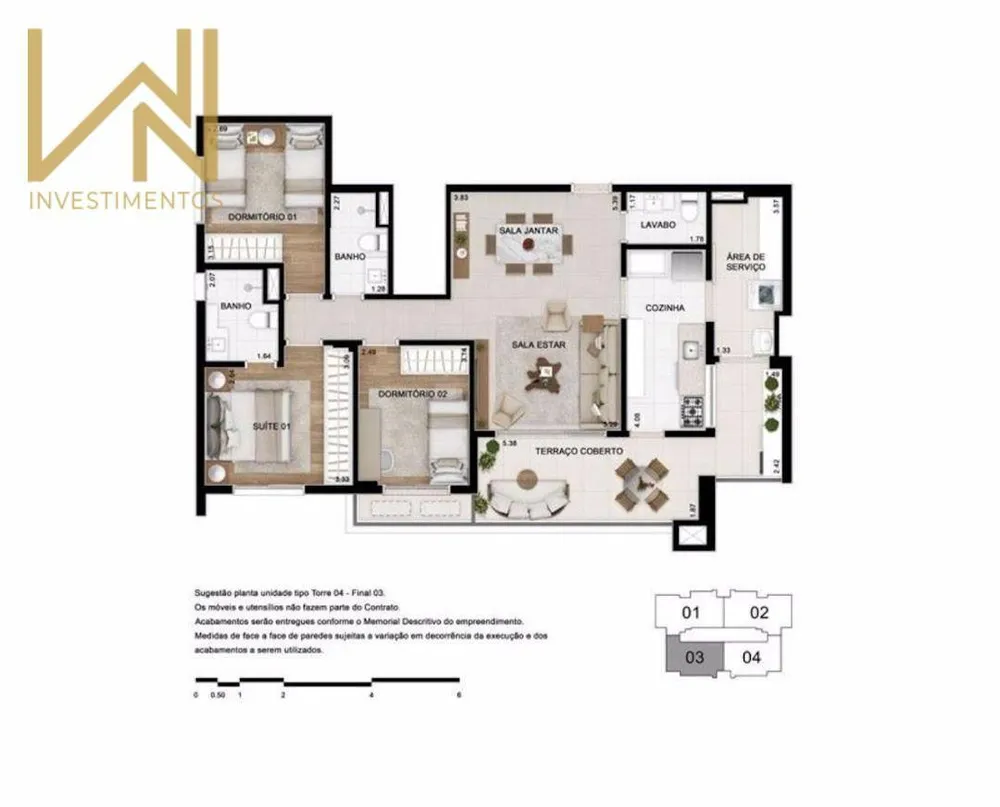Apartamento, 3 quartos, 184 m² - Foto 8