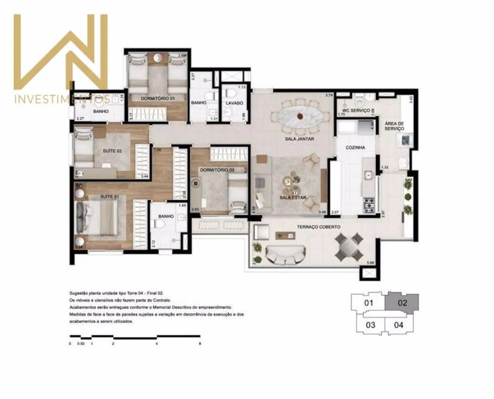 Apartamento, 3 quartos, 184 m² - Foto 10