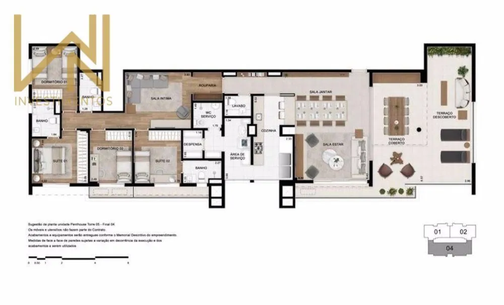 Apartamento, 3 quartos, 184 m² - Foto 12
