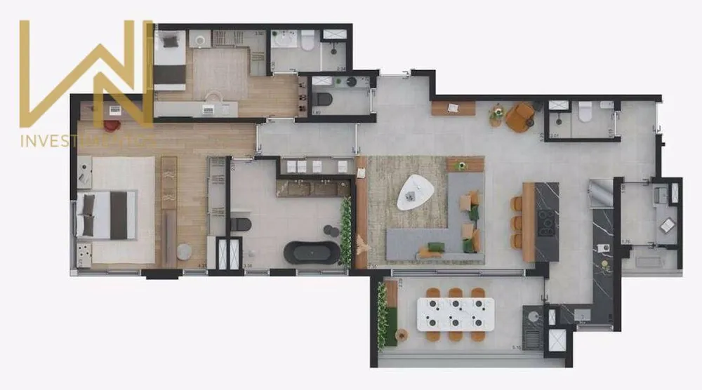 Apartamento, 3 quartos, 139 m² - Foto 12