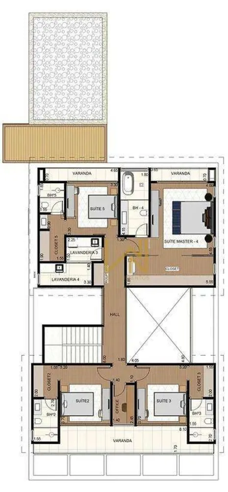 Casa de Condomínio, 5 quartos - Foto 1