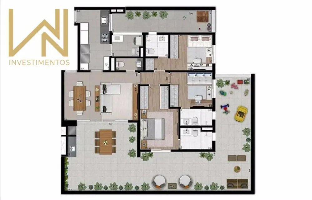 Apartamento, 2 quartos, 114 m² - Foto 11