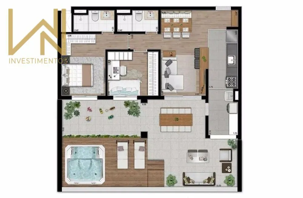 Apartamento, 2 quartos, 114 m² - Foto 12