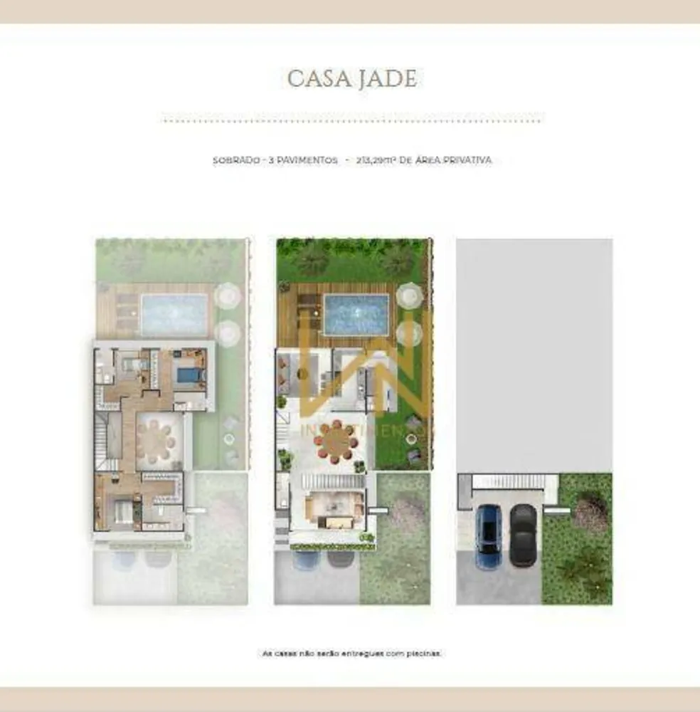 Casa de Condomínio, 3 quartos - Foto 2