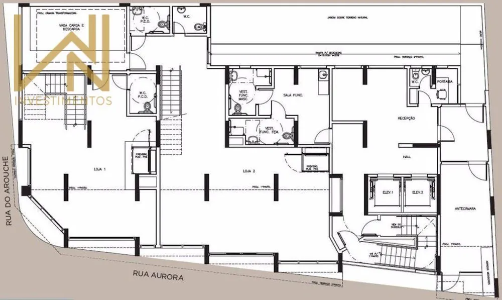 Loja-Salão, 180 m² - Foto 1