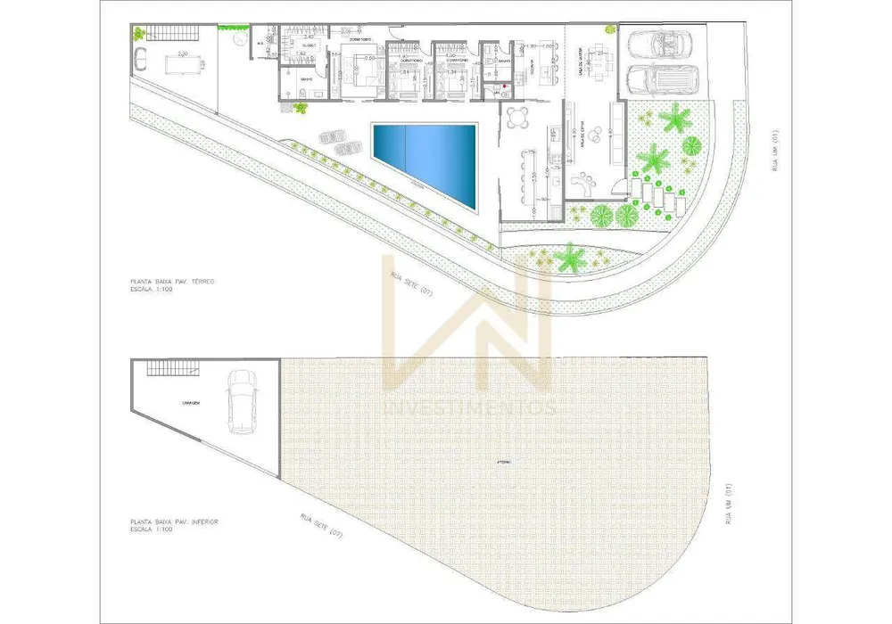 Loteamento e Condomínio, 400 m² - Foto 1