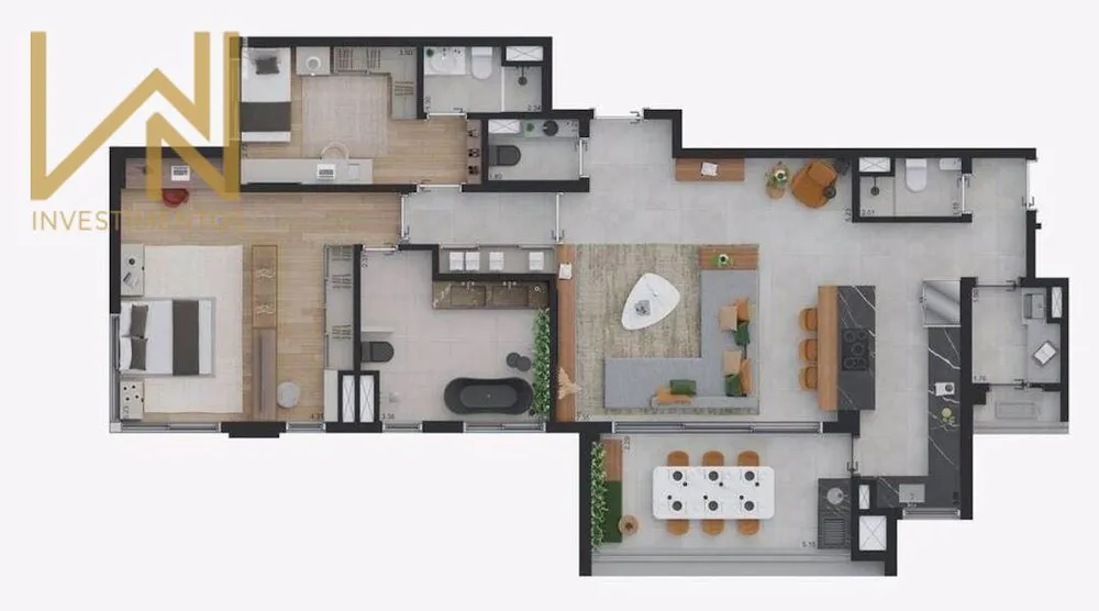 Apartamento, 3 quartos, 139 m² - Foto 11