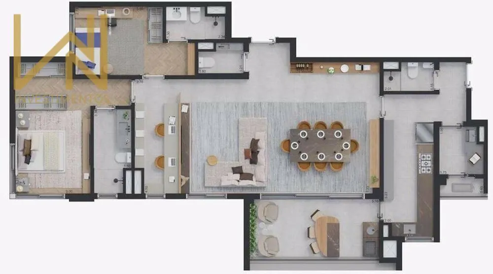 Apartamento, 3 quartos, 139 m² - Foto 10