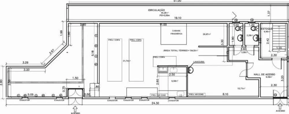 Loja-Salão, 150 m² - Foto 2
