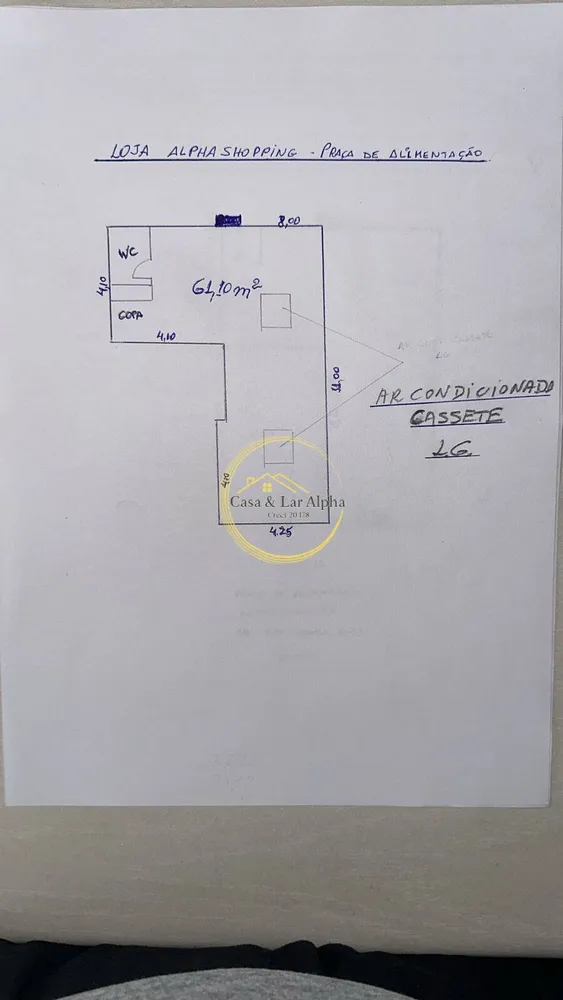 Loja-Salão, 61 m² - Foto 2